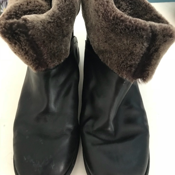 stuart weitzman boots fur